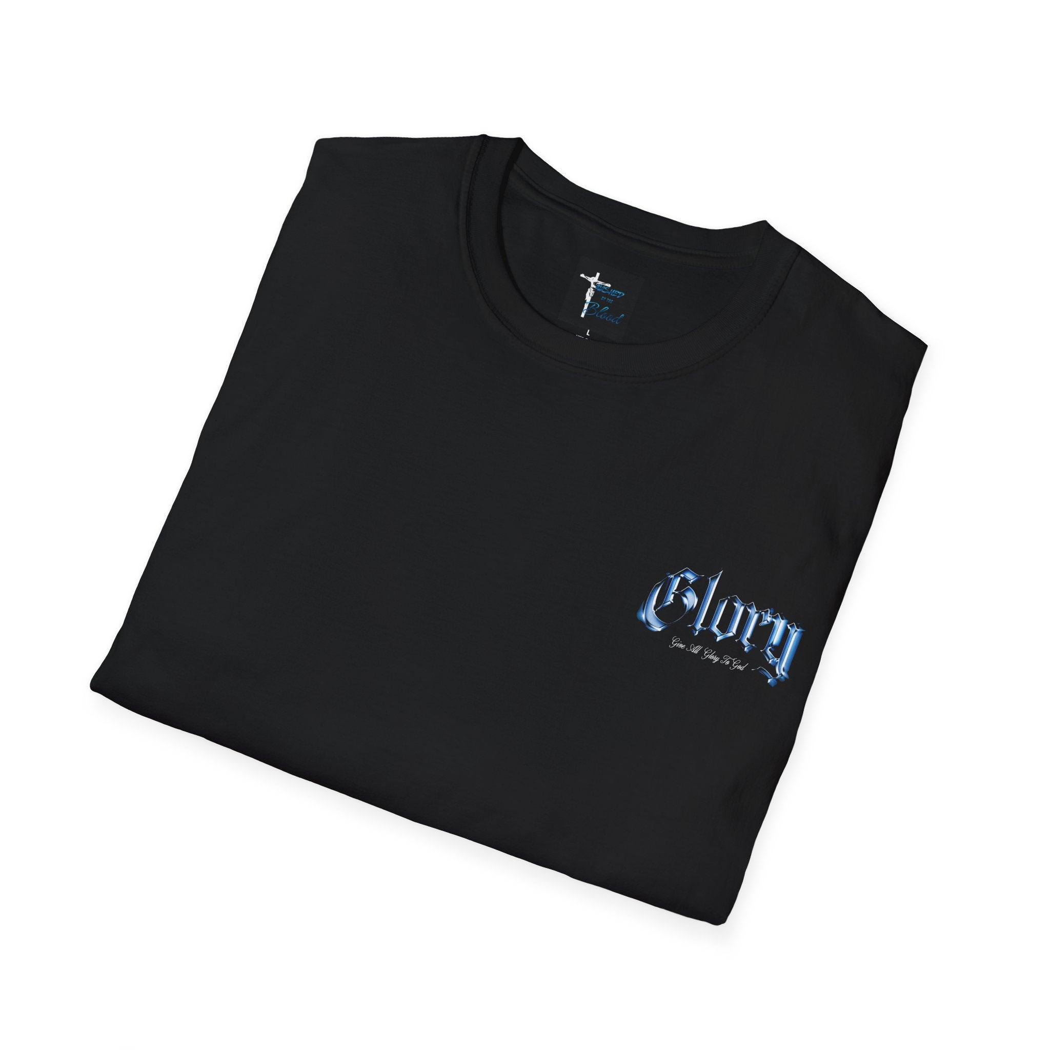 Camiseta cristiana — Camiseta de adoración con gráfico de cruz "Hosanna"