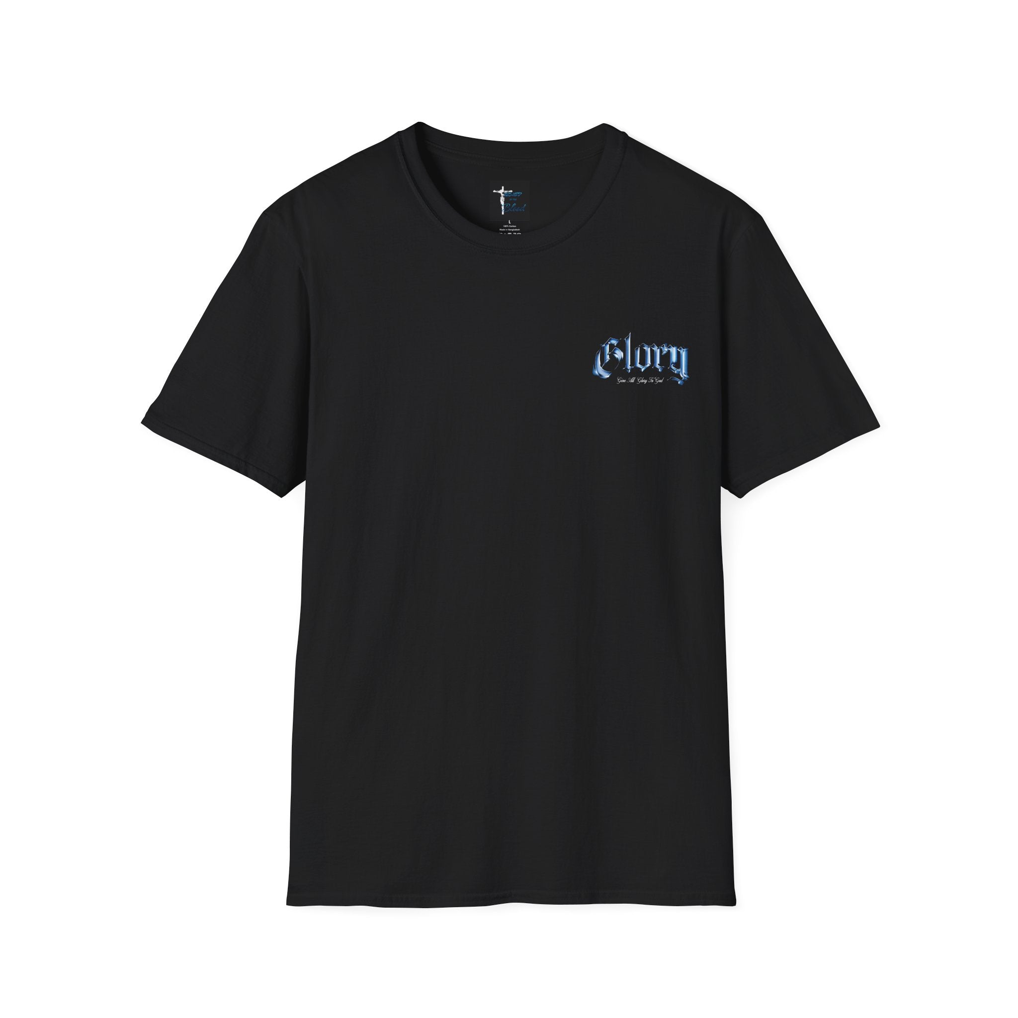 Camiseta cristiana — Camiseta de adoración con gráfico de cruz "Hosanna"