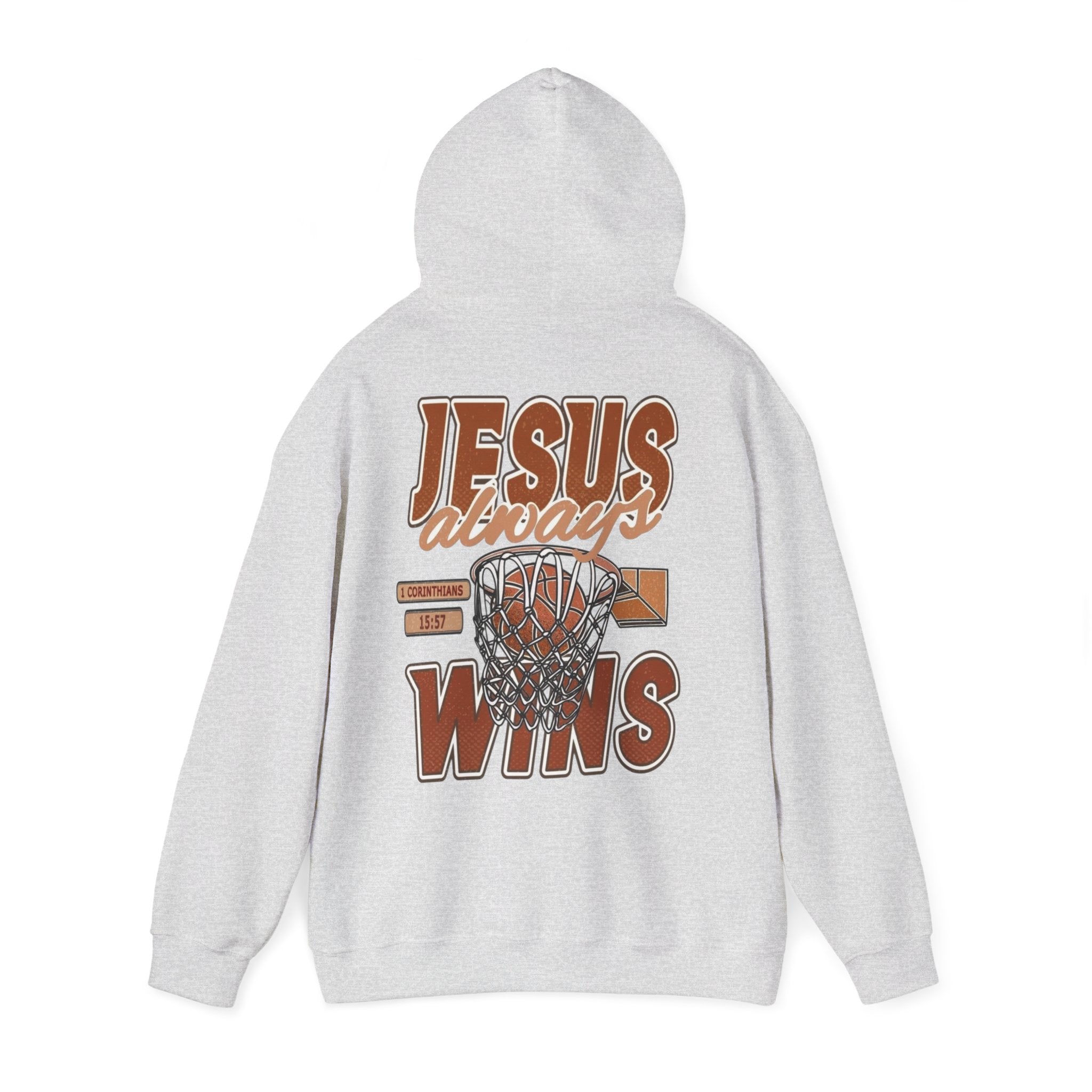"Jesus Always Wins" Hoodie // 1 Corinthians 15:57